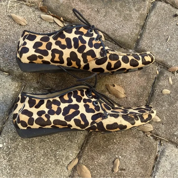 VANELI CALF HAIR ANIMAL PRINT DRIVING SHOE SUZE 9M - Picture 10 of 12